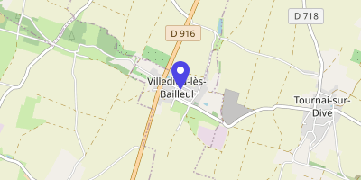 Carte OpenStreetMap — 12 rue de la Mairie, Villedieu-lès-Bailleul