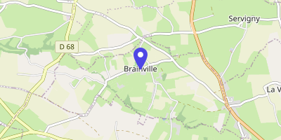 Carte OpenStreetMap — 10 rue de l'Église, Brainville