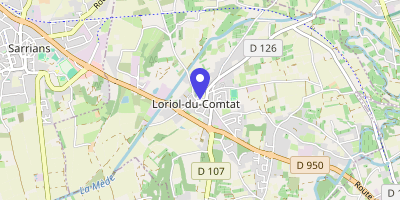 Carte OpenStreetMap — Place de l'Hôtel-de-Ville, Loriol-du-Comtat