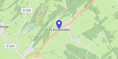 Carte OpenStreetMap — 13 rue Principale, Les Fontenelles