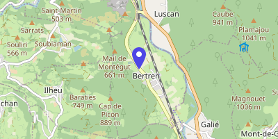 Carte OpenStreetMap — 36 route départementale 825, Bertren