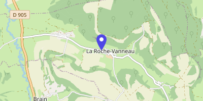 Carte OpenStreetMap — 1 rue du Chêne, La Roche-Vanneau