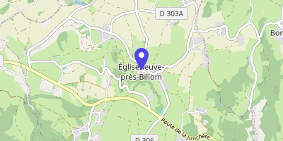Carte OpenStreetMap — 3 Place de l'Église, Égliseneuve-près-Billom