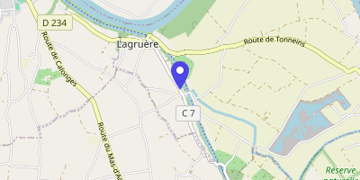 Carte OpenStreetMap — 131 rue de la Forge, Lagruère