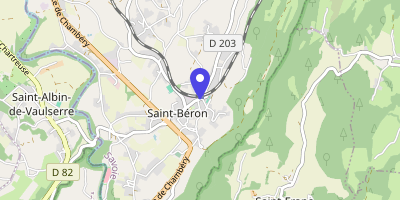 Carte OpenStreetMap — 540 avenue de la Gare, Saint-Béron