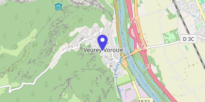Carte OpenStreetMap — 2 rue de la Gilbertière, Veurey-Voroize