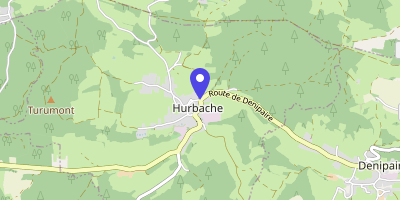 Carte OpenStreetMap — 1 route de Hurbache, Denipaire