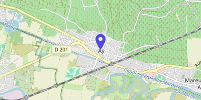 Carte OpenStreetMap — 1 place Henri-Martin, Aÿ-Champagne