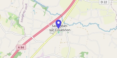 Carte OpenStreetMap — 4 route Nationale, Rives-du-Couesnon