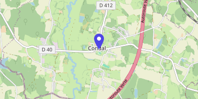 Carte OpenStreetMap — 33 route de Saint-Sulpice, Condal