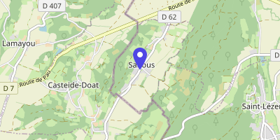 Carte OpenStreetMap — 9 Route des Pyrenées, Sanous