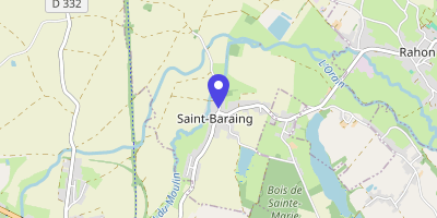Carte OpenStreetMap — 2 rue de la Mairie, Saint-Baraing