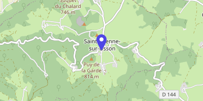 Carte OpenStreetMap — 5 rue de la Mairie, Saint-Étienne-sur-Usson