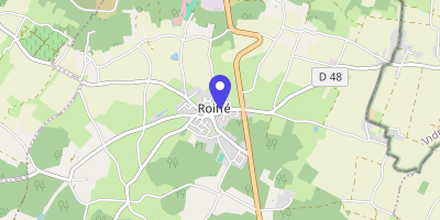 Carte OpenStreetMap — 1 Place d'Aumetz, Roiffé