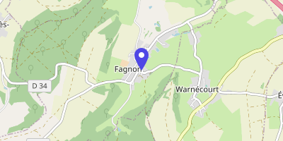 Carte OpenStreetMap — 10 place du Général-de-Gaulle, Fagnon