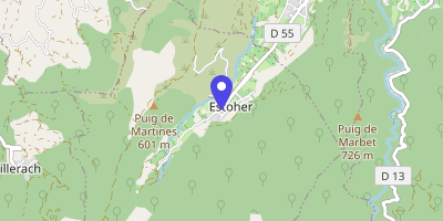 Carte OpenStreetMap — Rue de l'École, Estoher