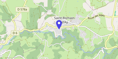 Carte OpenStreetMap — 35 place de la Mairie, Saint-Romain-d'Ay