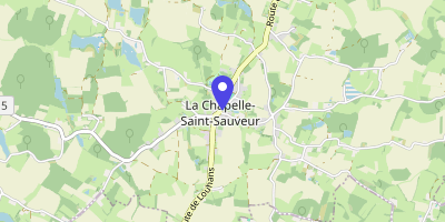 Carte OpenStreetMap — 1 place de la Mairie, La Chapelle-Saint-Sauveur