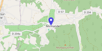 Carte OpenStreetMap — 13 rue du Boulanger, Mirmande
