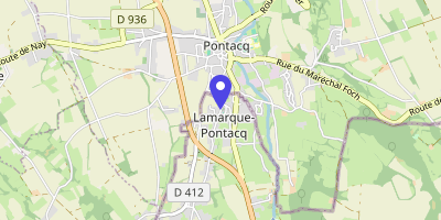 Carte OpenStreetMap — 6 rue de la Bigorre, Lamarque-Pontacq