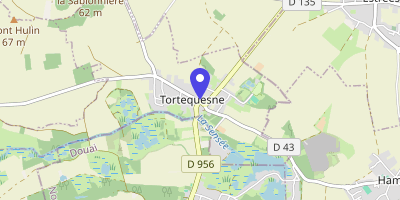Carte OpenStreetMap — 1 Place de la Mairie, Tortequesne