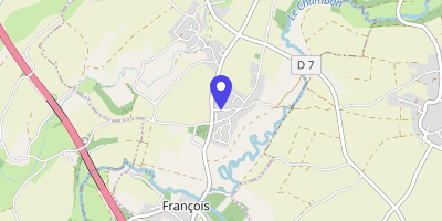 Carte OpenStreetMap — 10 rue des Écoles, François