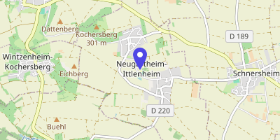 Carte OpenStreetMap — 1 place de la Mairie, Neugartheim-Ittlenheim