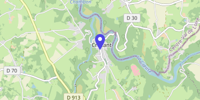 Carte OpenStreetMap — 30 rue Armand-Guillaumin, Crozant