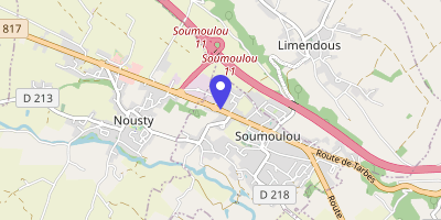 Carte OpenStreetMap — 80 avenue las bordes, Soumoulou