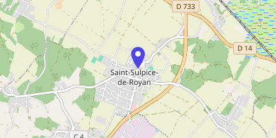 Carte OpenStreetMap — 46 B route de Rochefort, Saint-Sulpice-de-Royan