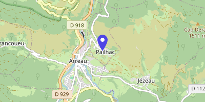 Carte OpenStreetMap — Place de la Mairie, Pailhac