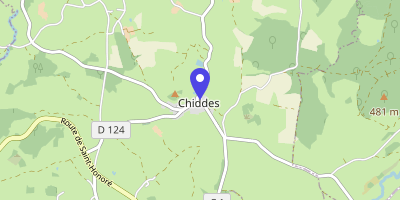 Carte OpenStreetMap — 12 place de l'Église, Chiddes