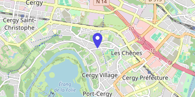 Carte OpenStreetMap — 56 Grande rue, Cergy-Pontoise