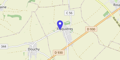 Carte OpenStreetMap — Rue de Là-Haut, Fluquières