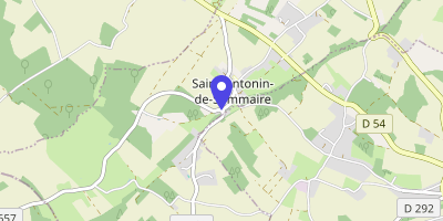 Carte OpenStreetMap — 2 place de la Mairie, Saint-Antonin-de-Sommaire