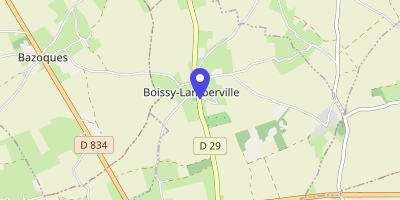 Carte OpenStreetMap — 29 route du Lieuvin, Boissy-Lamberville