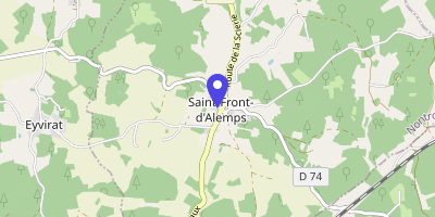 Carte OpenStreetMap — Place du 8 Mai 1945, Saint-Front-d'Alemps