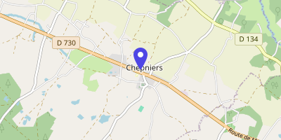 Carte OpenStreetMap — 58 Le Bourg, Chepniers