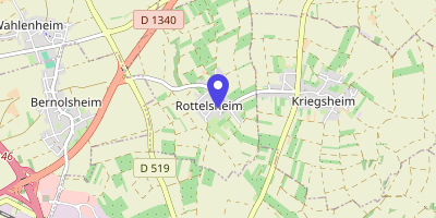 Carte OpenStreetMap — 7 rue de l'École, Rottelsheim