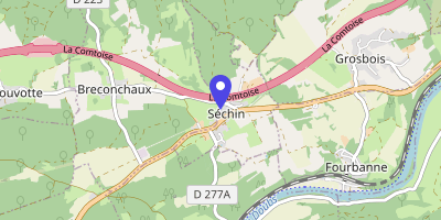 Carte OpenStreetMap — 2 rue de la Mairie, Sechin