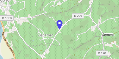 Carte OpenStreetMap — 757 route des Crêtes, Gabarnac
