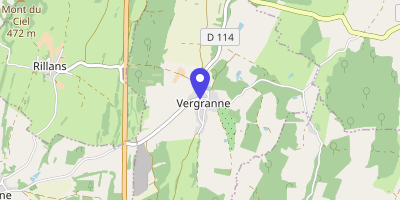 Carte OpenStreetMap — 2 rue des Champs-Saint-Martin, Vergranne