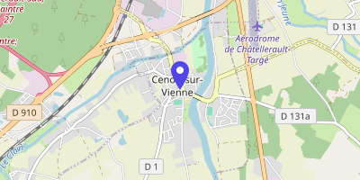 Carte OpenStreetMap — 4 place Michel-Gaudineau, Cenon-sur-Vienne