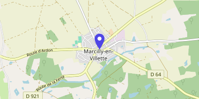 Carte OpenStreetMap — 62 place de l'Église, Marcilly-en-Villette