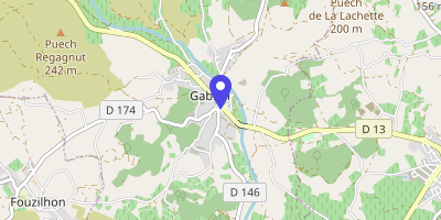 Carte OpenStreetMap — 2 rue des Violettes, Gabian