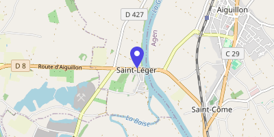 Carte OpenStreetMap — 194 route des Landes, Saint-Léger