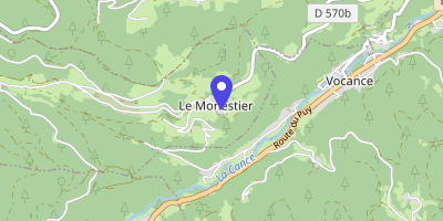 Carte OpenStreetMap — Le Village, Monestier