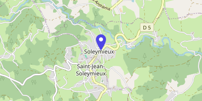 Carte OpenStreetMap — 44 place de la Fontaine, Soleymieux
