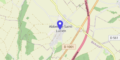Carte OpenStreetMap — 1 rue de la Mairie, Abbeville-Saint-Lucien