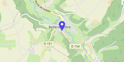 Carte OpenStreetMap — 2 route de Saint-Saëns, Bellencombre